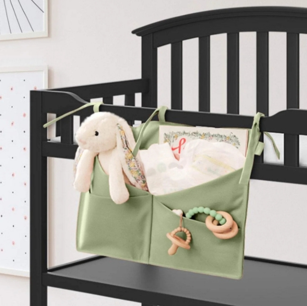 JuJuBe Nursery Organizer - embroidered jade